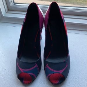 Hermès peep toe shoes